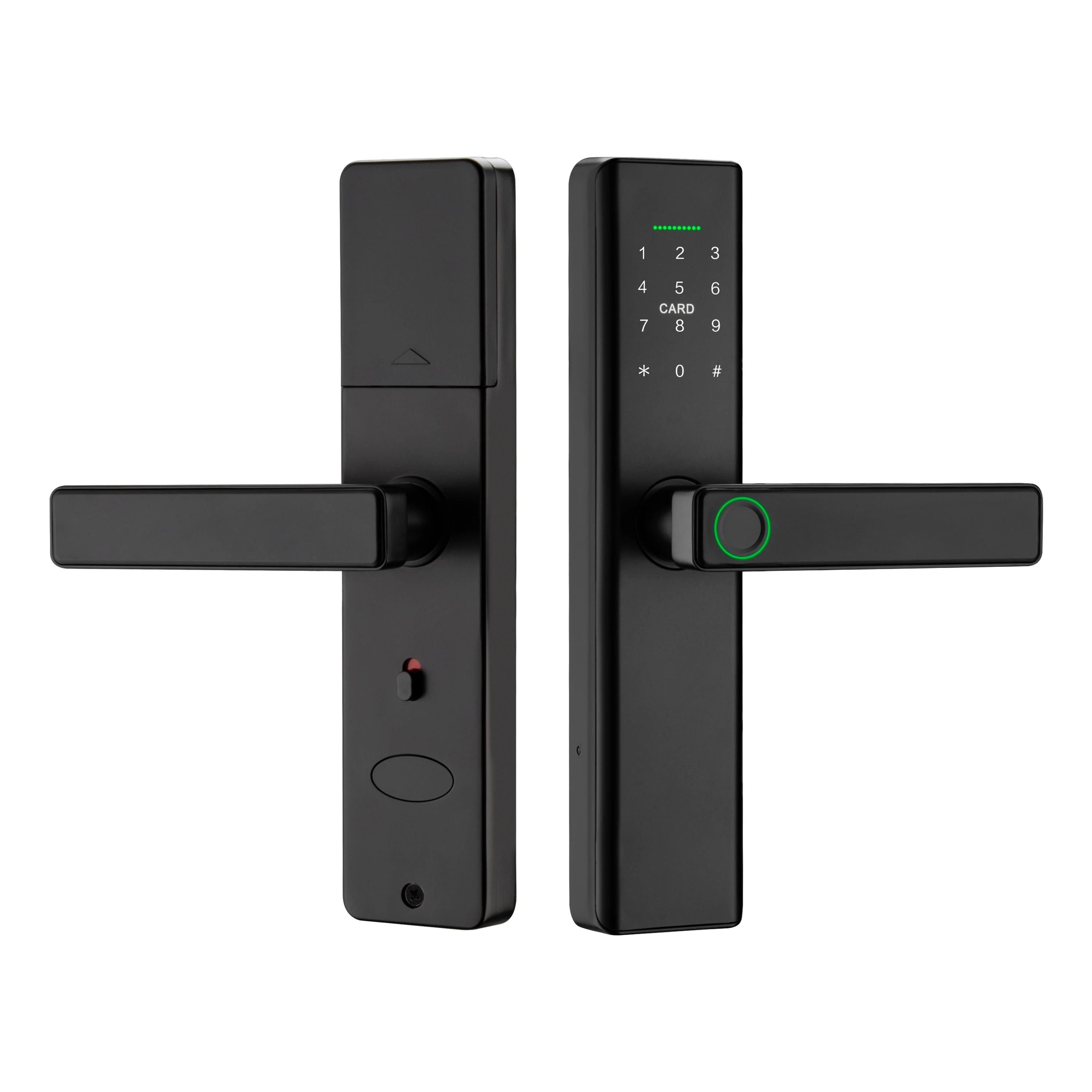 Serrure de porte en bois résistante aux intempéries, serrure numérique antivol à empreinte digitale intelligente, serrure électrique sans clé