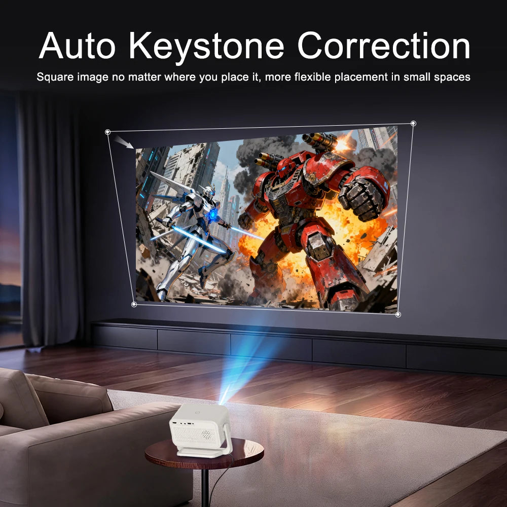 Projecteur Canzone P21 Mini – 1080p, 350 lumens, Android 13, Wi-Fi et 16 Go