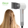 Sèche-cheveux sans balais double tension haute vitesse avec support, brosse lissante multifonction pour une utilisation en extérieur, sèche-cheveux OEM basse consommation.