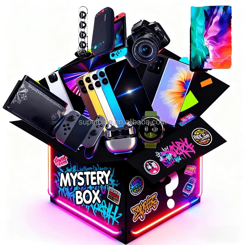 Coffret Mystère Montre – Cadeau Noël Surprise, Ballons Lucky, Électronique Adulte