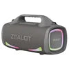 Enceinte Outdoor ZEALOT S79 – 100 W, IPX6, LED RGB, batterie externe et Bluetooth 5.2