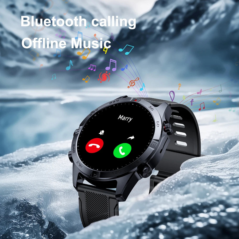 Montre Connectée Sport GPS IA – 5ATM, AMOLED, Assistant Vocal & 30 Jours Autonomie