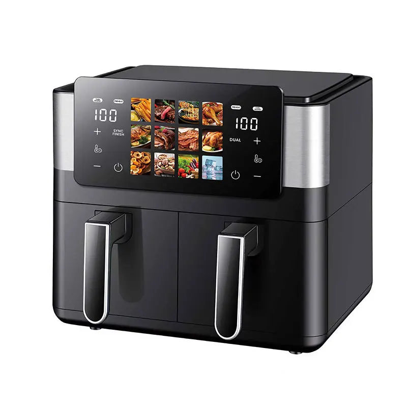 Friteuse à air multifonctionnelle multi-usages 8L grande capacité, électrique, intelligente, commandes tactiles, 2000W, OEM