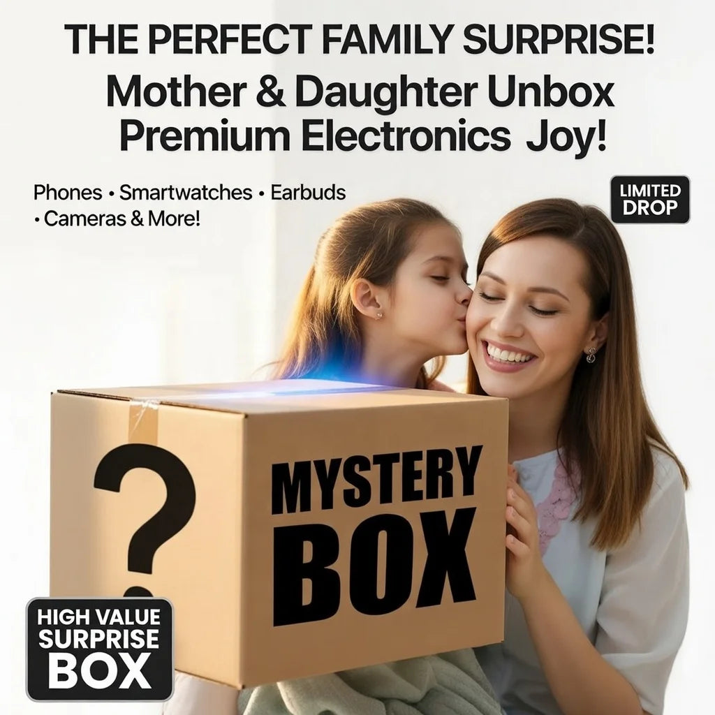 Box Mystère Basic 2026 – Montre TFT, Selfie Stick, Écouteurs TWS Surprise