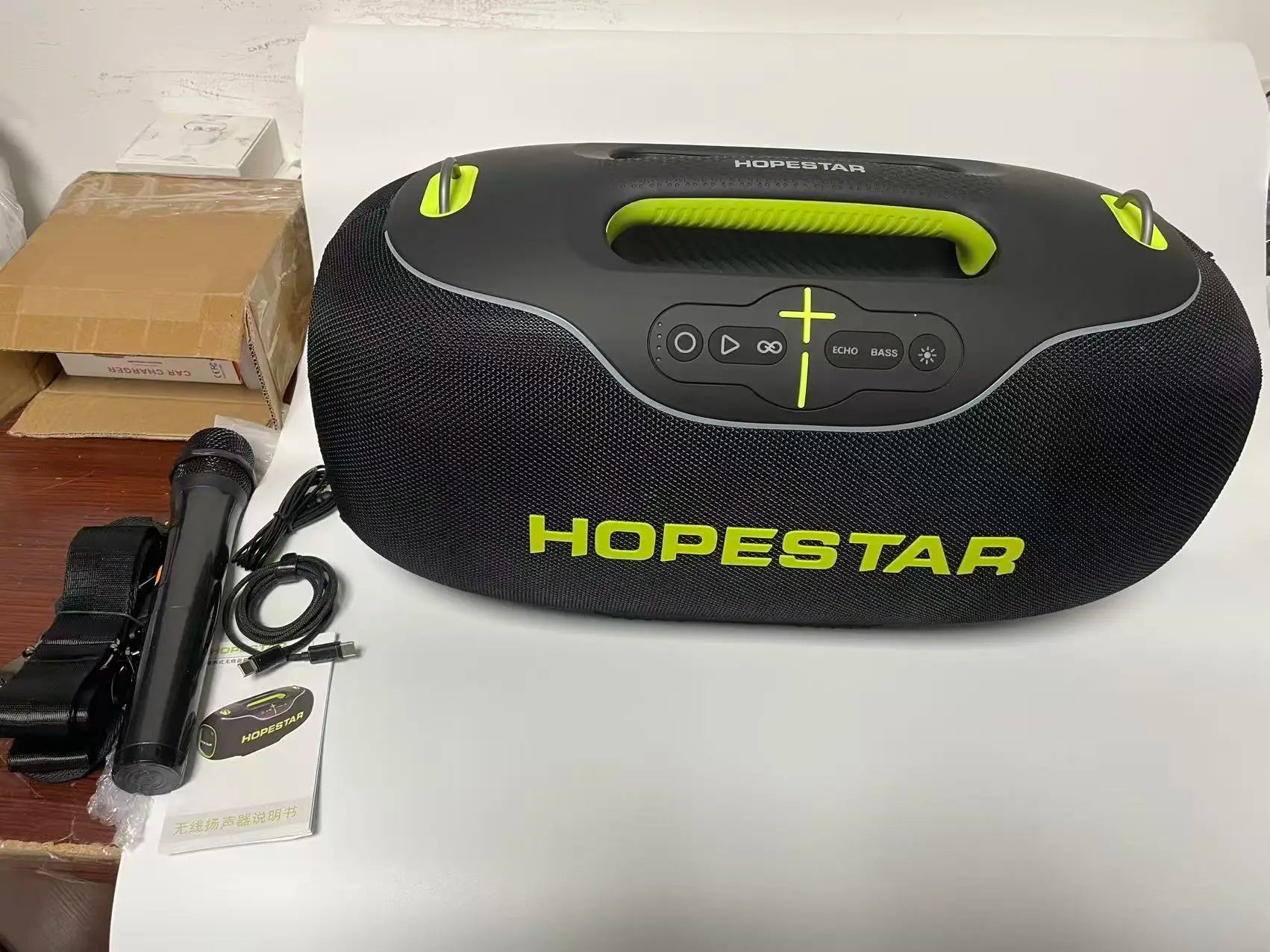 Enceinte Bluetooth HOPESTAR A80 – 350W, IPX6, 30000mAh, RGB & Micro Sans Fil