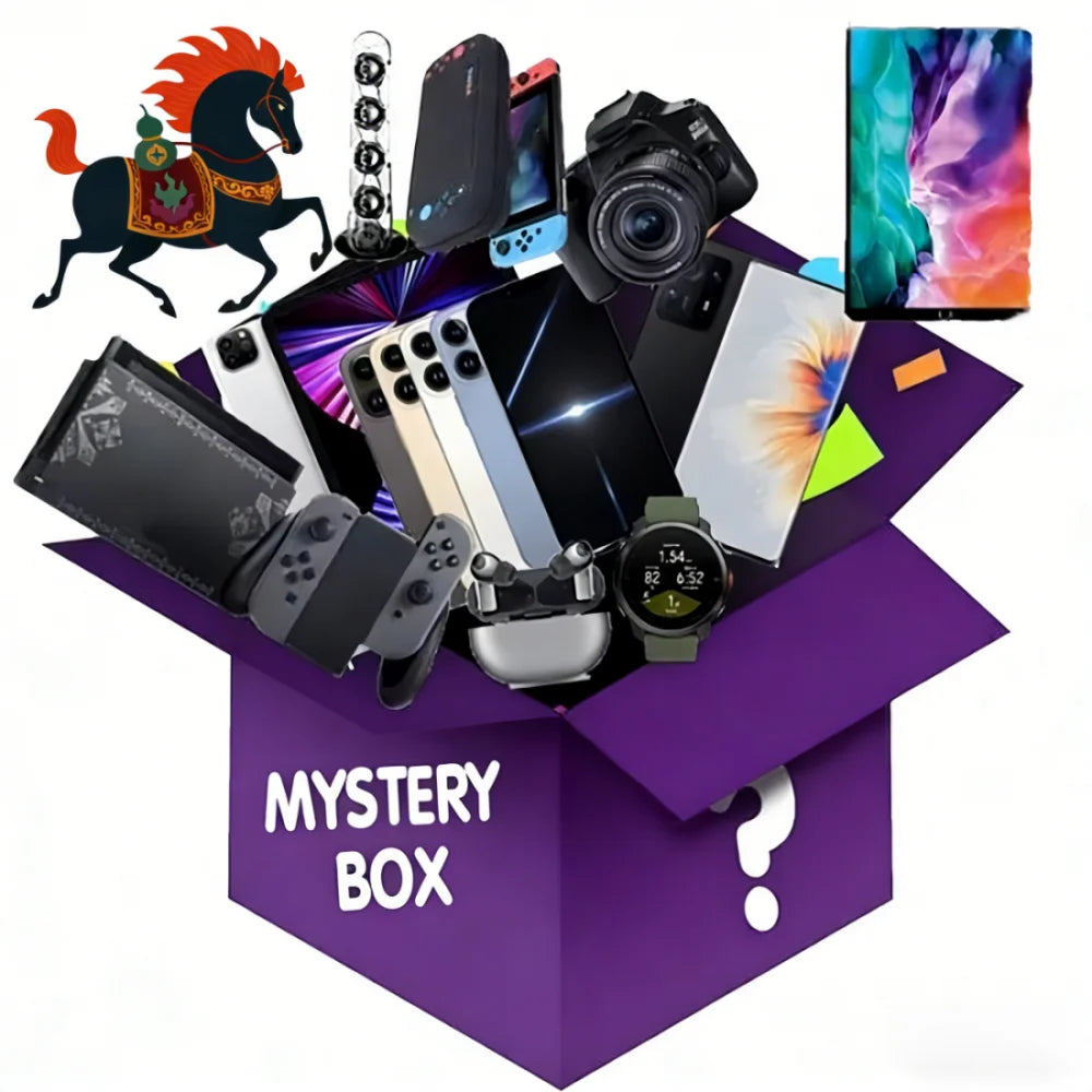 Coffret Mystère Avancée 100% Surprise – Téléphone, Tablette, Laptop, Montre, Enceinte