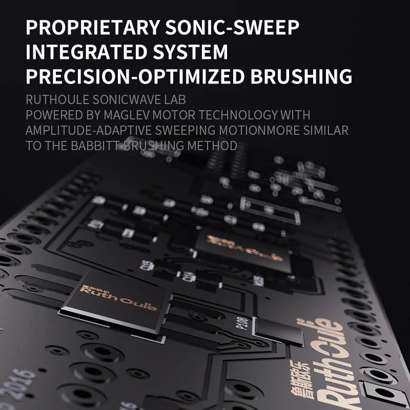 Brosse à Dents Sonique V8 Intelligente | 48K VPM, 5 Modes, Étanche, Blanchiment et Longue Autonomie