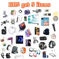 Coffret Mystère 100% Surprise – Smartphone, Tablette, Ordinateur portable, Montre, Écouteurs, TV