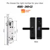 Serrure de porte numérique intelligente Tediton OEM Smart Home Tuya TTlock avec sonnette et application de contrôle Wi-Fi