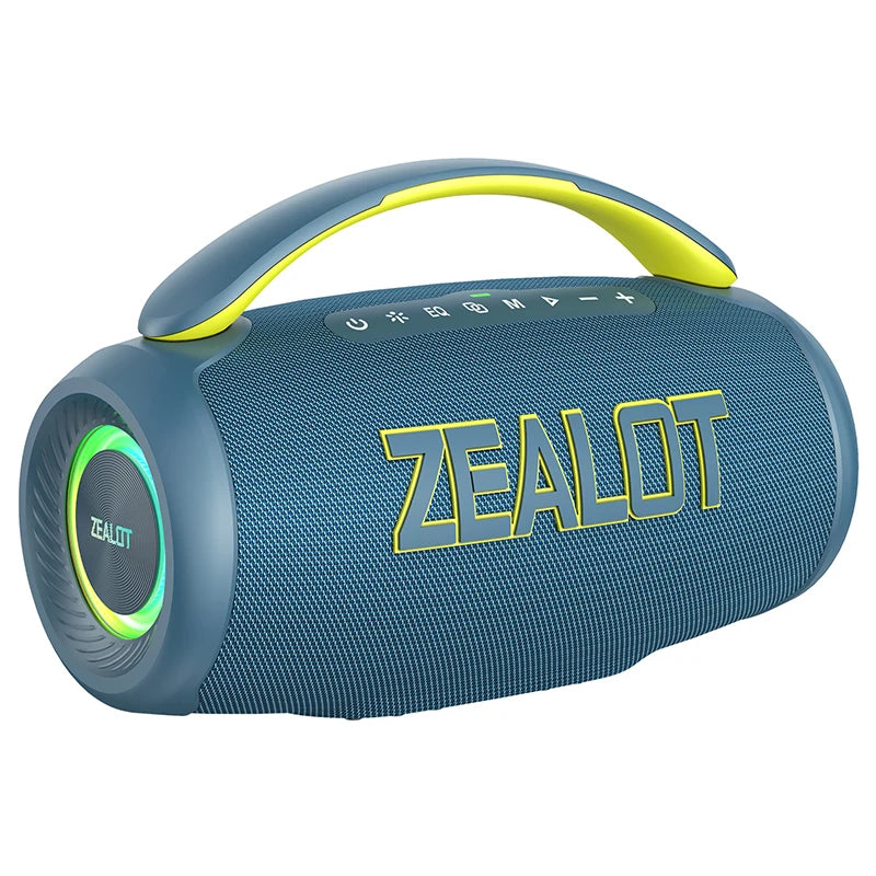 Enceinte Portable ZEALOT P12 – 60W, IPX6, Bluetooth & Audio Haute Qualité