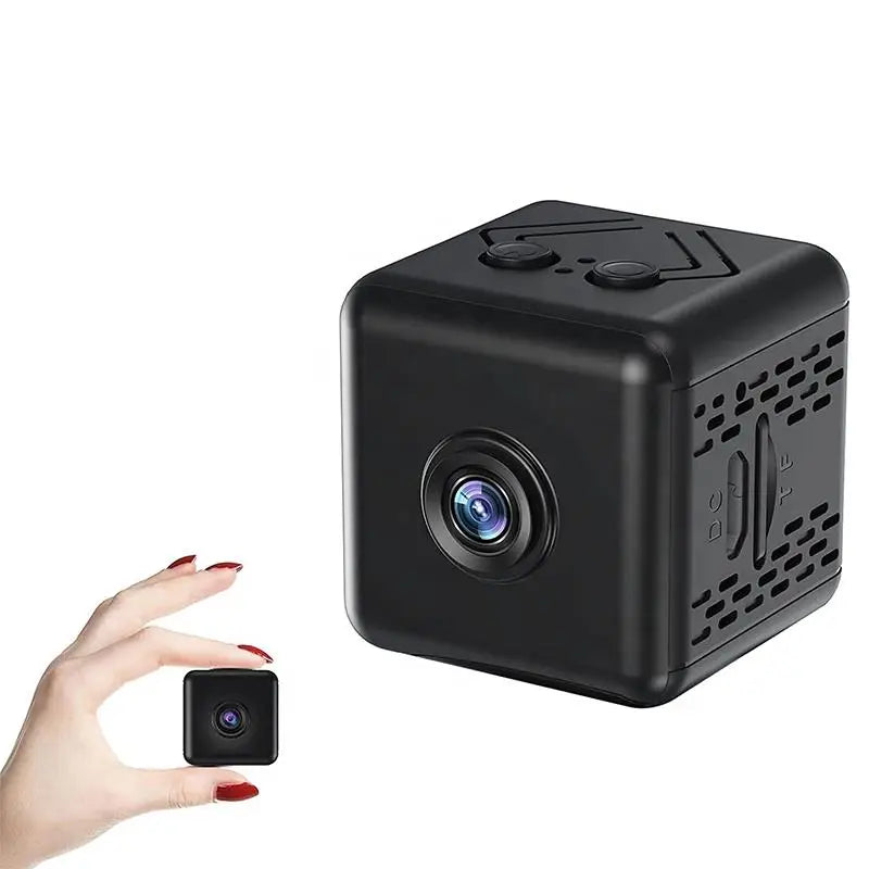 Mini caméra de surveillance sans fil avec vision nocturne 1080p et audio bidirectionnel pour la maison