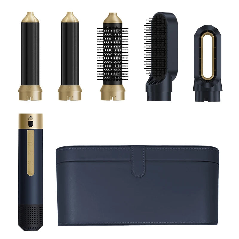 Sèche-cheveux et fer à friser ionique 5 en 1 à moteur BLDC, brosse lissante et styler 110 000 tr/min pour une utilisation à l'hôtel et à domicile
