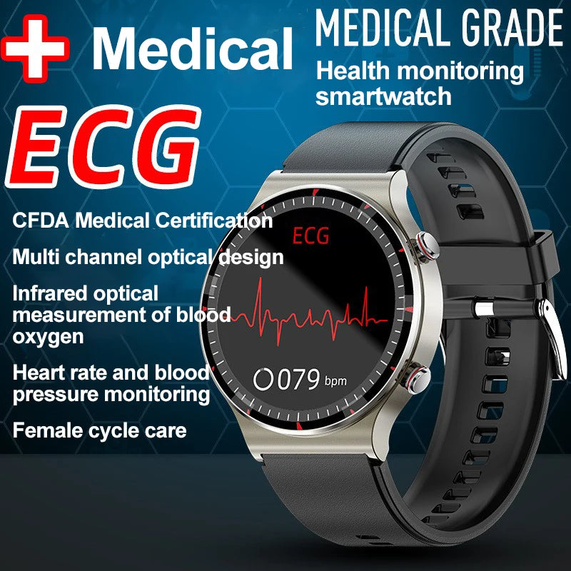 Smartwatch Android – Écran 1.3", SpO2 IR, Assistant IA Vocal & Suivi Fitness