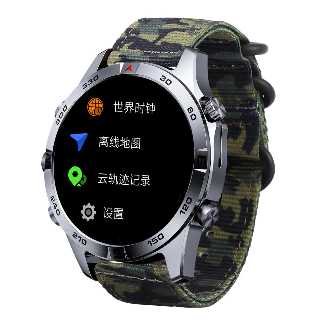 Montre Connectée Sport GPS IA – 5ATM, AMOLED, Assistant Vocal & 30 Jours Autonomie
