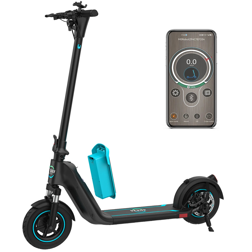 Trottinette électrique Q11 pliable 250 W, batterie 36 V 10,4 Ah, autonomie 30-40 km, contrôle via application