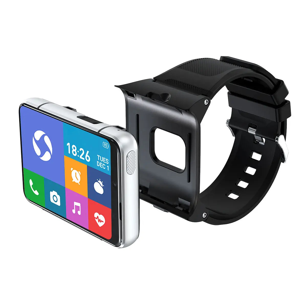 Montre Connectée 4G S999 – Écran 2.88", Android, WiFi, GPS, Caméra & SIM | IP67