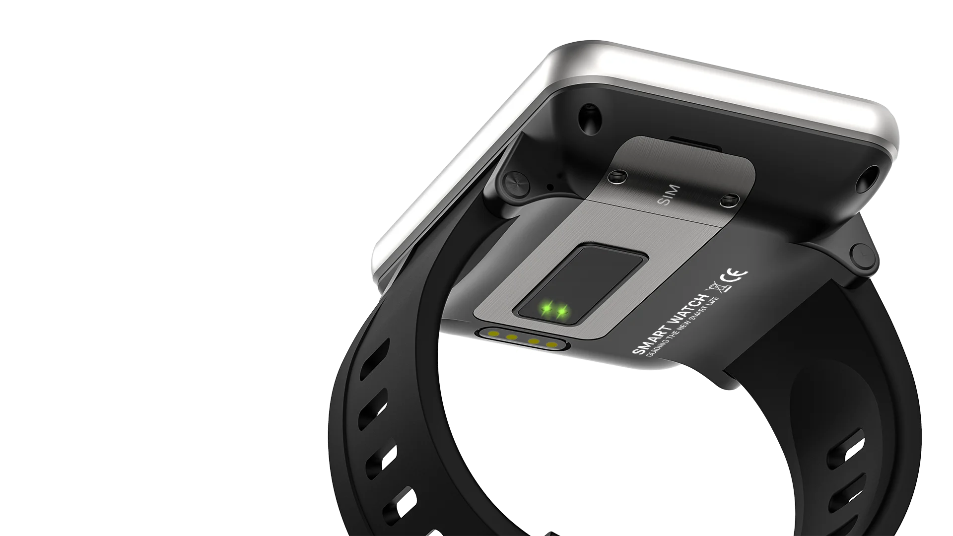 Montre connectée DM100 GPS avec carte SIM, appels vidéo, caméra, connectivité sport, Google Play, SOS 4G et Android pour hommes.
