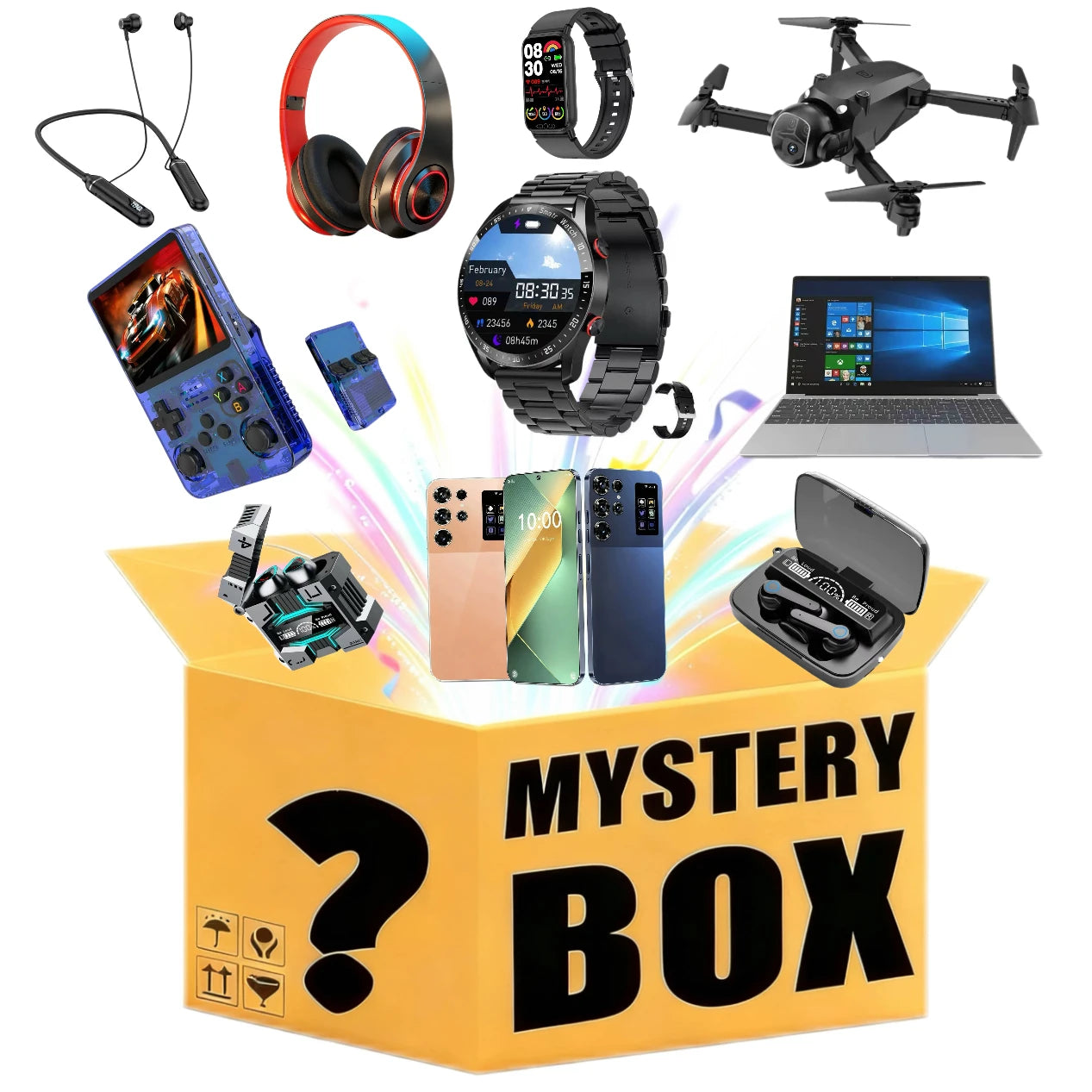 Box Mystère Électronique Lucky 3C – Montre, Téléphone, Cadeau Surprise 100%