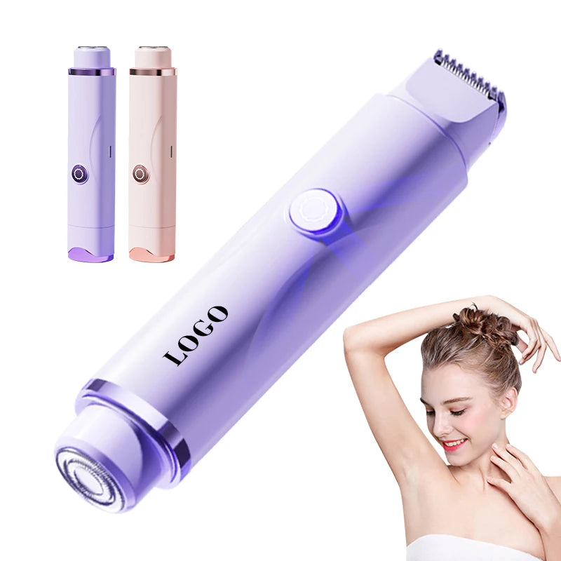 Tondeuse à rasoir étanche IPX4, têtes de coupe rotatives doubles, rasoir pour femmes, temps de charge de 2 à 3 heures, best-seller