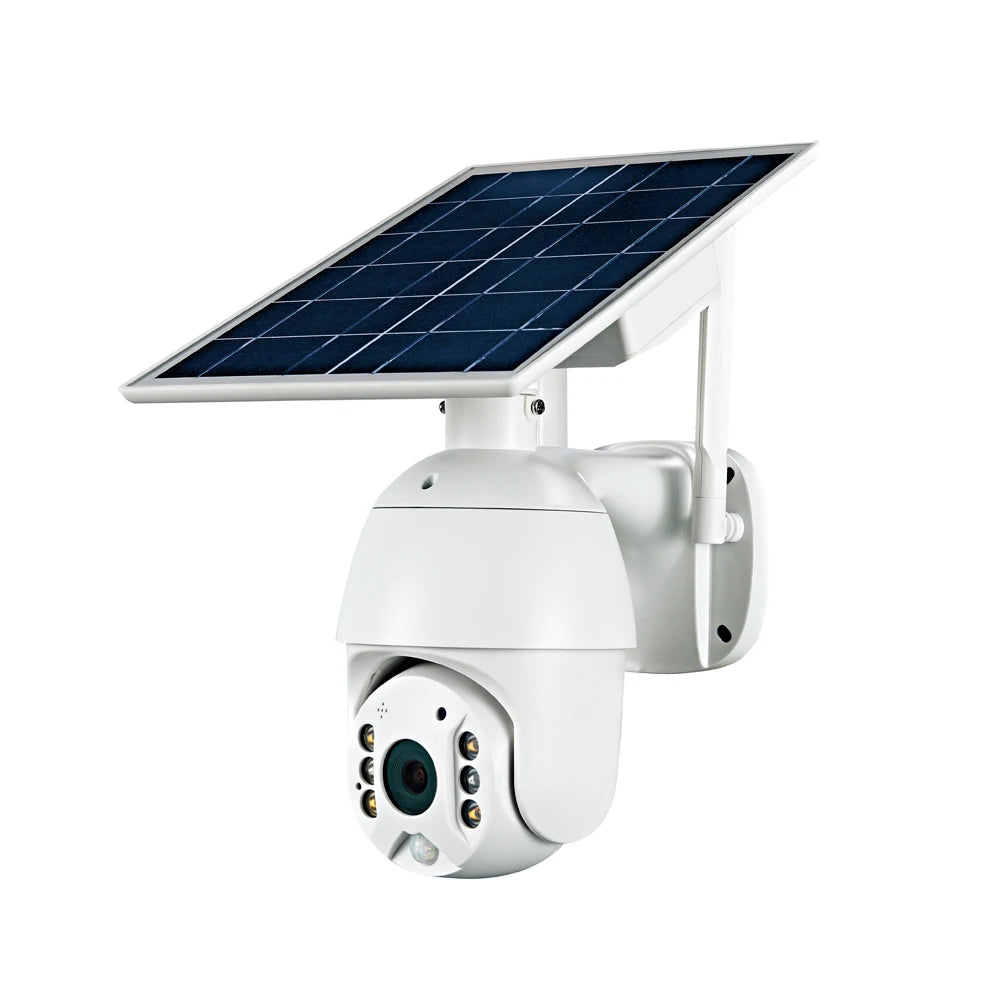 Caméra solaire 4G GOING tech NS-EG4, PTZ, 3-4 MP, IP65, WiFi/4G, vision nocturne, UBOX
