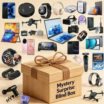 Box Mystère Digital 5 Pièces 2026 – Grande Box Électronique 3C Lucky Surprise