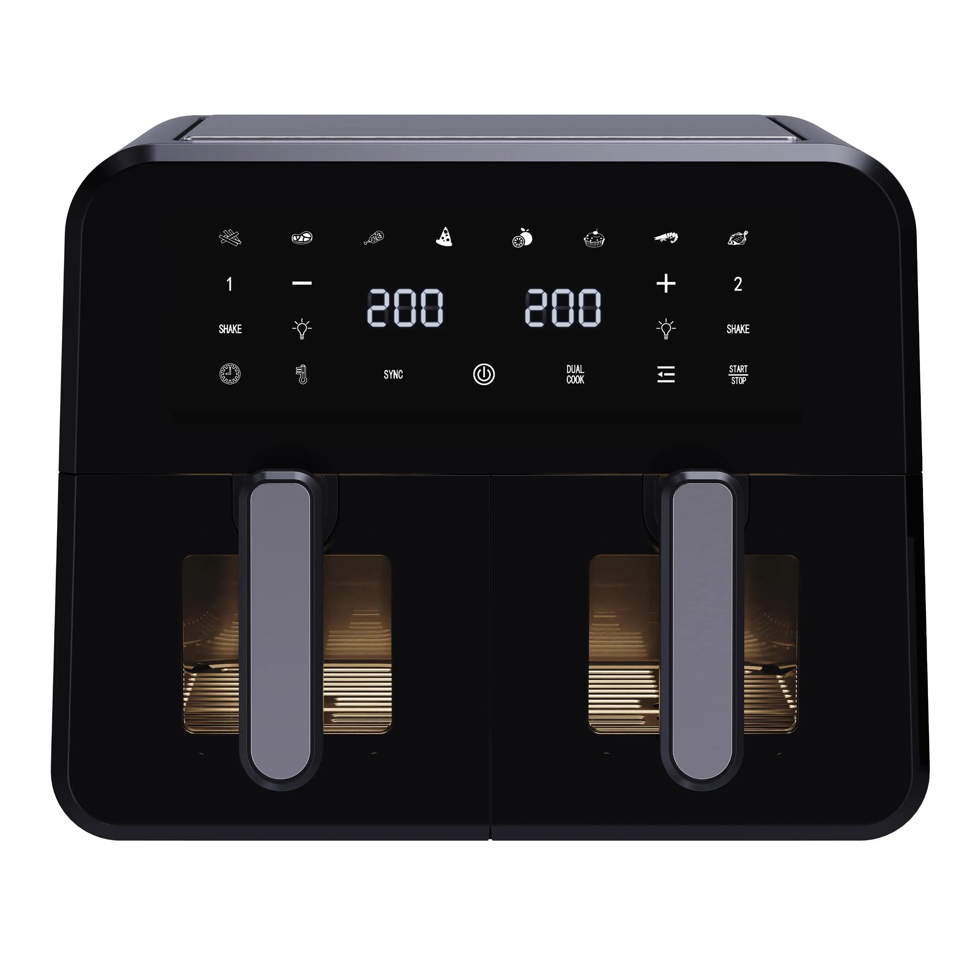 Air Fryer Double Panier 5,5 L + 5,5 L | Écran LCD, Cuisson Sans Huile et Revêtement Antiadhésif
