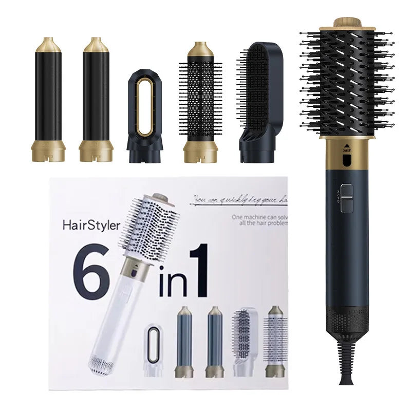 Sèche-cheveux multifonction 6 en 1 AY-C61, moteur sans balais 1200 W, 110 000 tr/min, 3 vitesses