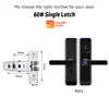 Serrure de porte numérique intelligente Tediton OEM Smart Home Tuya TTlock avec sonnette et application de contrôle Wi-Fi