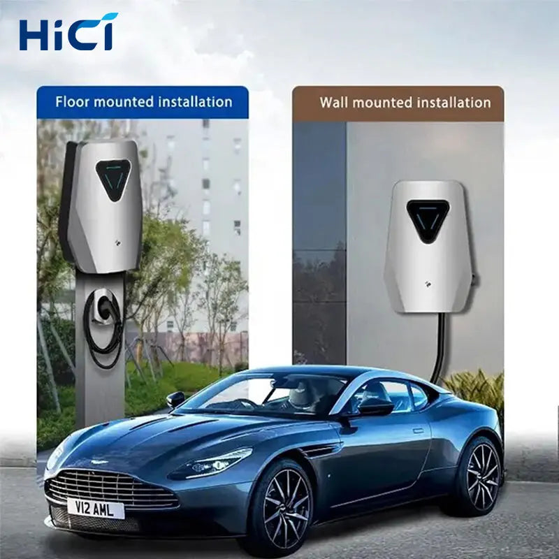 Station de Recharge HICI-ID6 EVSE | Chargeur Mural Type 3 Mode 4, Wi-Fi, RFID et Contrôle via Application