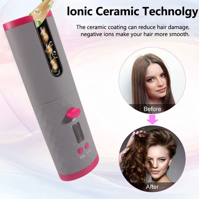 Boucleur de cheveux automatique sans fil, mini-boucleur rechargeable USB, best-seller
