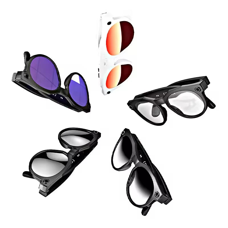 Lunettes IA OMNISIGHT W611 – Caméra 8MP, Traduction Vocale & WiFi | IPX6