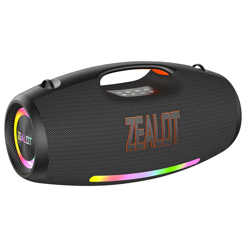 Enceinte Portable Zealot S89 – 250W, 3 Voies, 48000mAh, IPX6, RGB & Power Bank