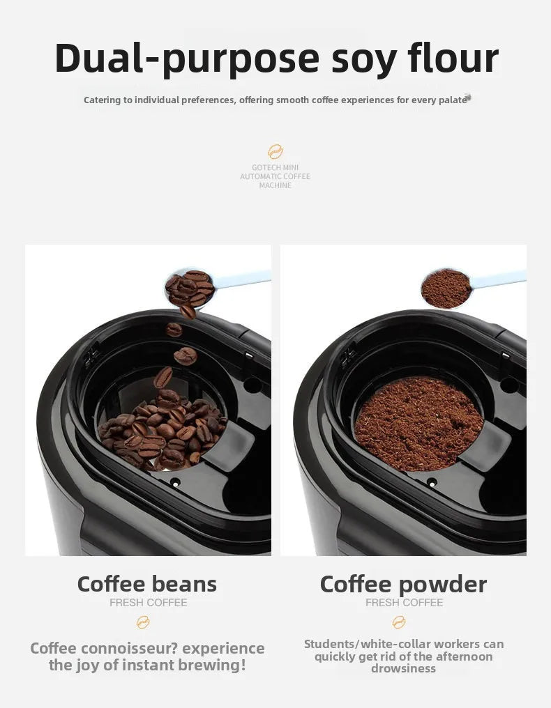 Machine à café automatique électrique au design moderne en acier inoxydable pour usage domestique et hôtelier
