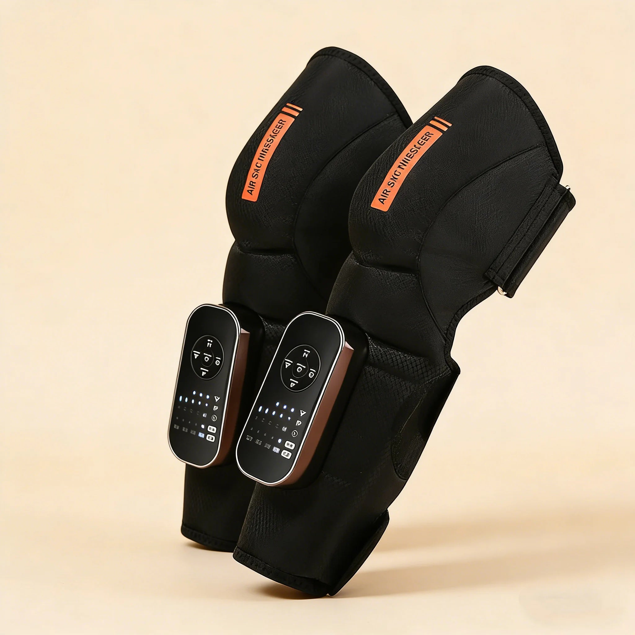 Masseur de jambes à compression rechargeable USB, modèle 2034, contrôle du temps, utilisation jambes