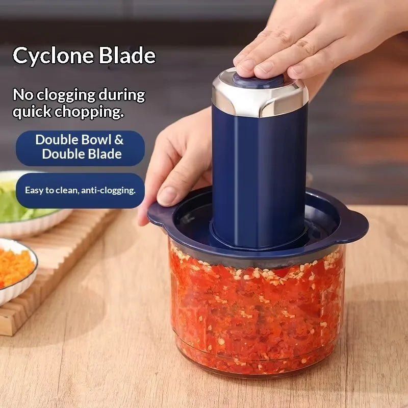 Hachoir à viande de cuisine, petit mixeur électrique multifonctionnel, robot culinaire