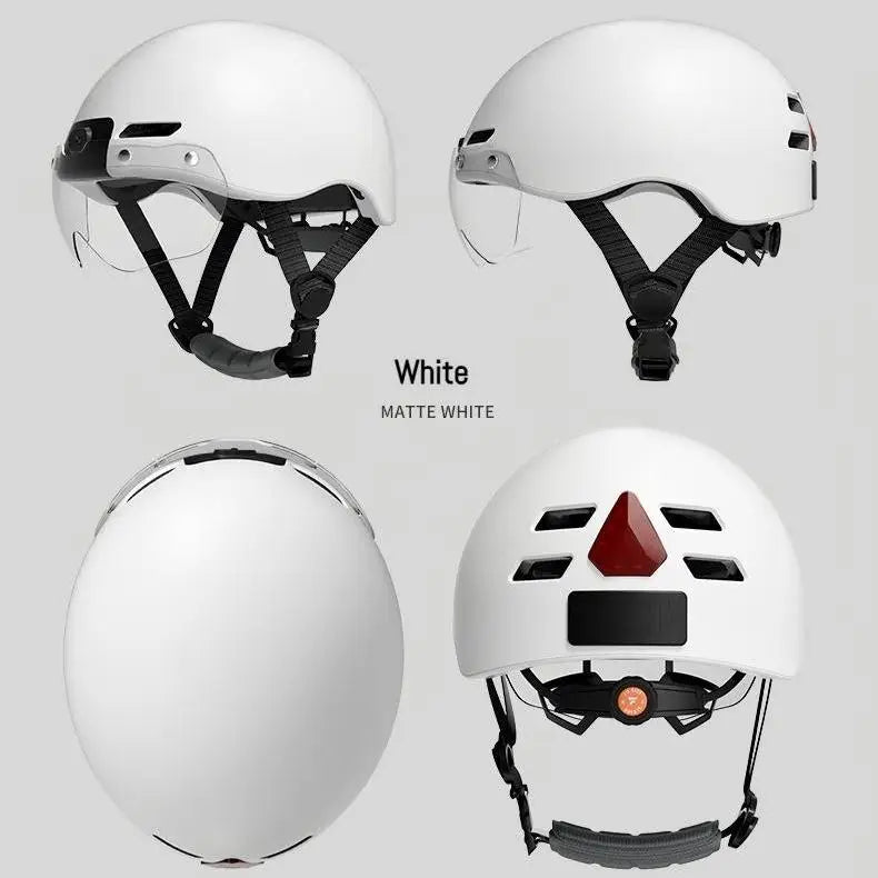 Casque Vélo Connecté SAIN V6S – LED, Clignotants & Bluetooth | Taille Universelle
