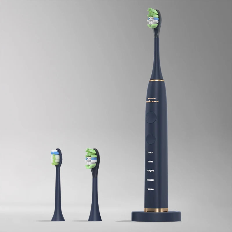 New Home Brosse à Dents Électrique LED | 48K Vibrations, Blanchiment Dentaire et Longue Autonomie USB