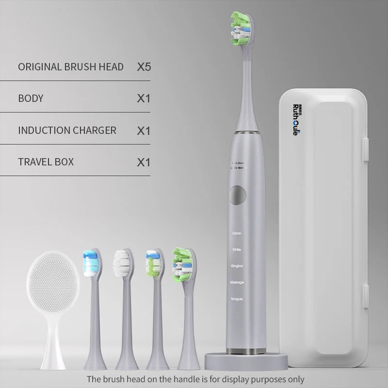 Brosse à Dents Sonique V8 Intelligente | 48K VPM, 5 Modes, Étanche, Blanchiment et Longue Autonomie