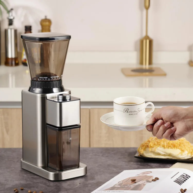 Machine à expresso professionnelle avec broyeur intégré, machine à café expresso automatique