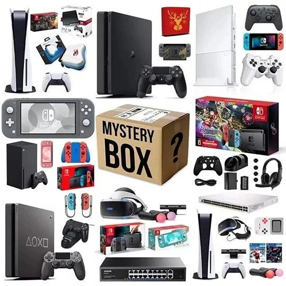 Box Mystère Blind Box 3C – Smartphone 5G, Tablette, Ordinateur portable, Montre, Écouteurs Surprise