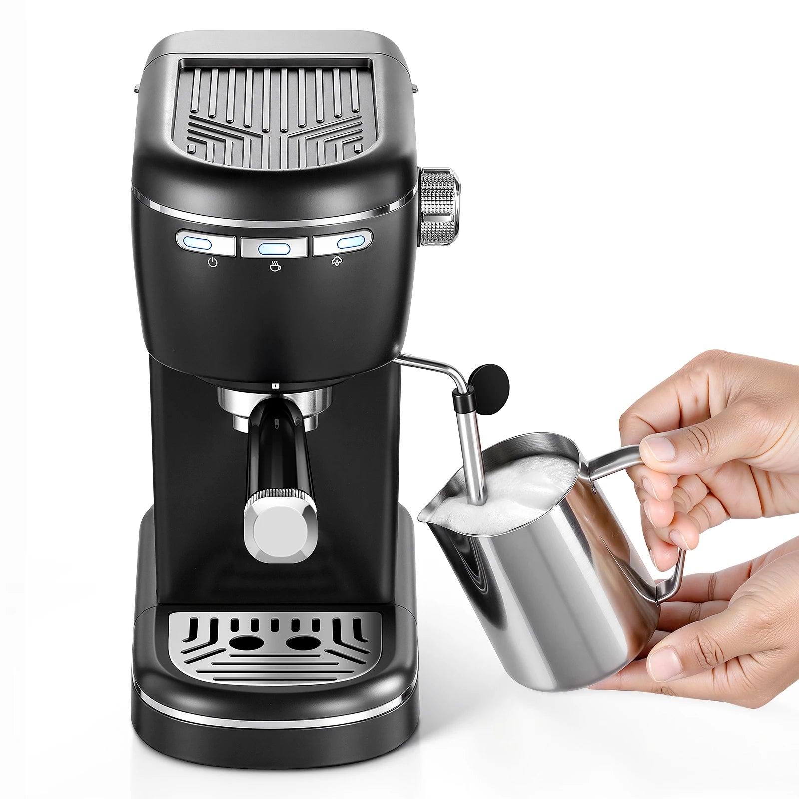 Machine à cappuccino automatique avec mousseur à lait