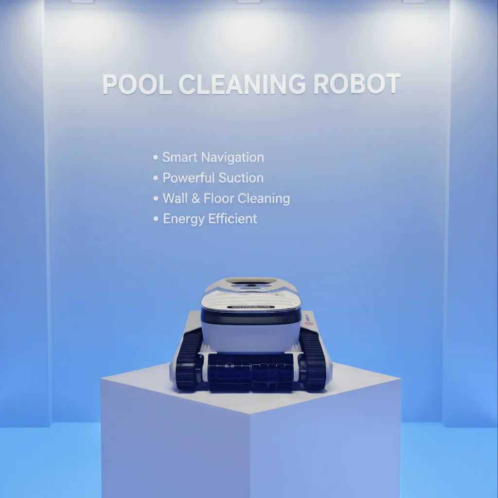 Robot aspirateur sous-marin intelligent sans fil à nettoyage automatique pour piscine