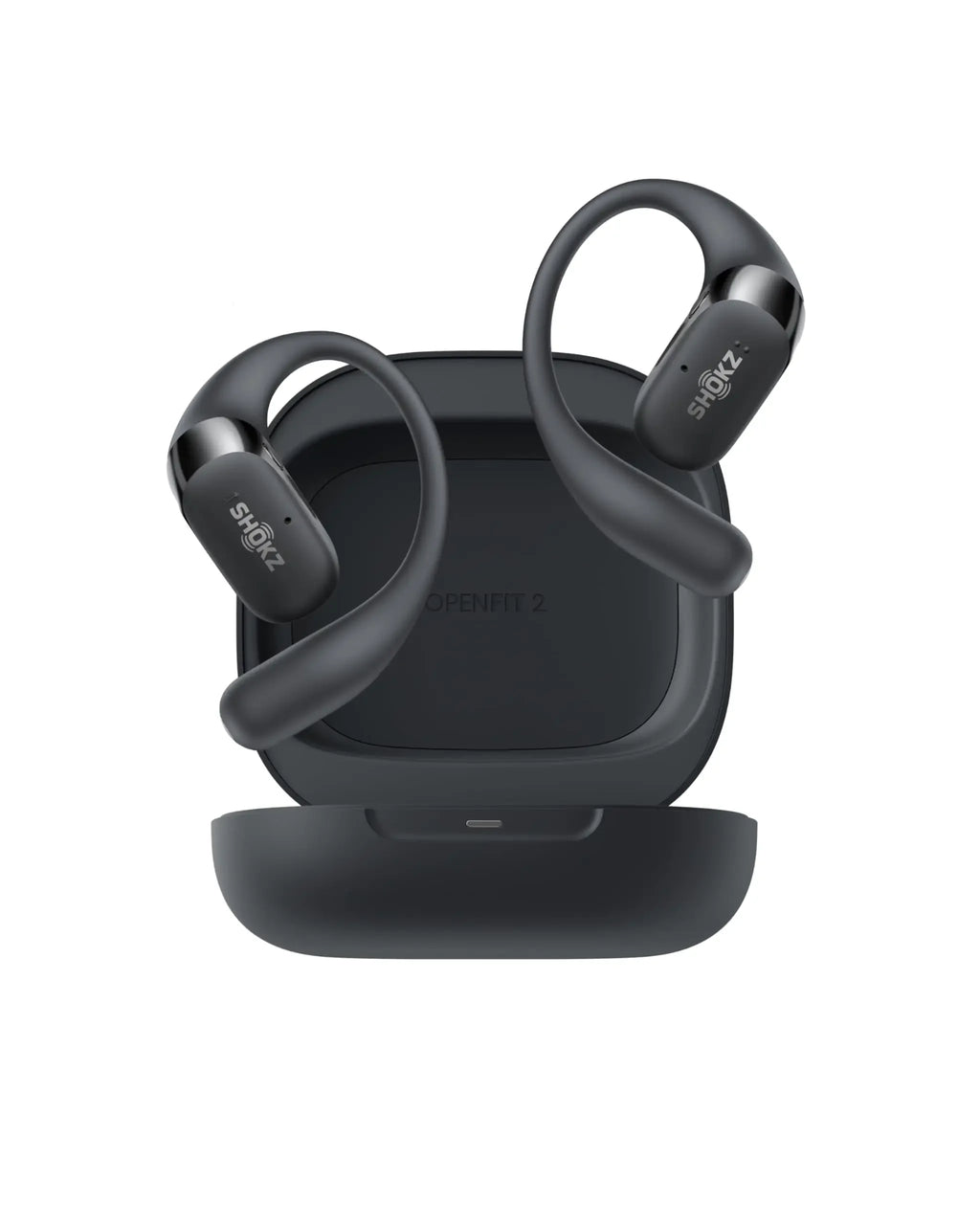 Écouteurs Open-Ear SHOKZ OpenFit 2 – Bluetooth, LED, Micro & Crochet Confortable