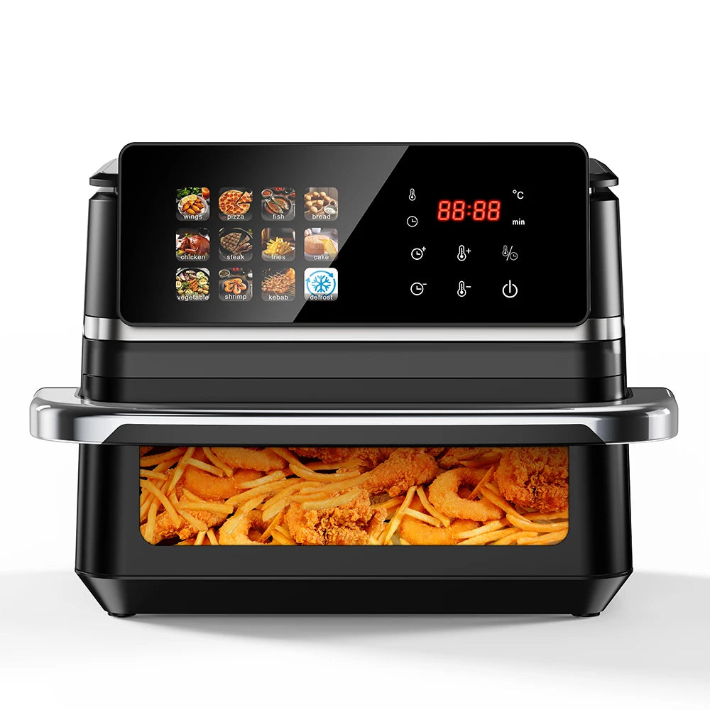 Air Fryer 12 L 2000 W | Écran Tactile, Rôtir, Cuire, Déshydrater et Revêtement Antiadhésif
