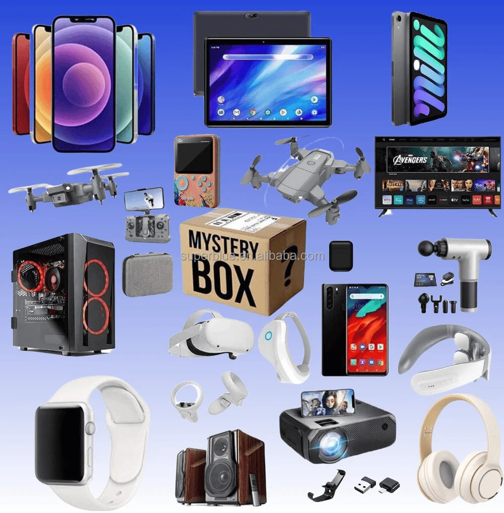 Coffret Mystère BT – Montre, Écouteurs 3C, Cadeau Noël Électronique Surprise