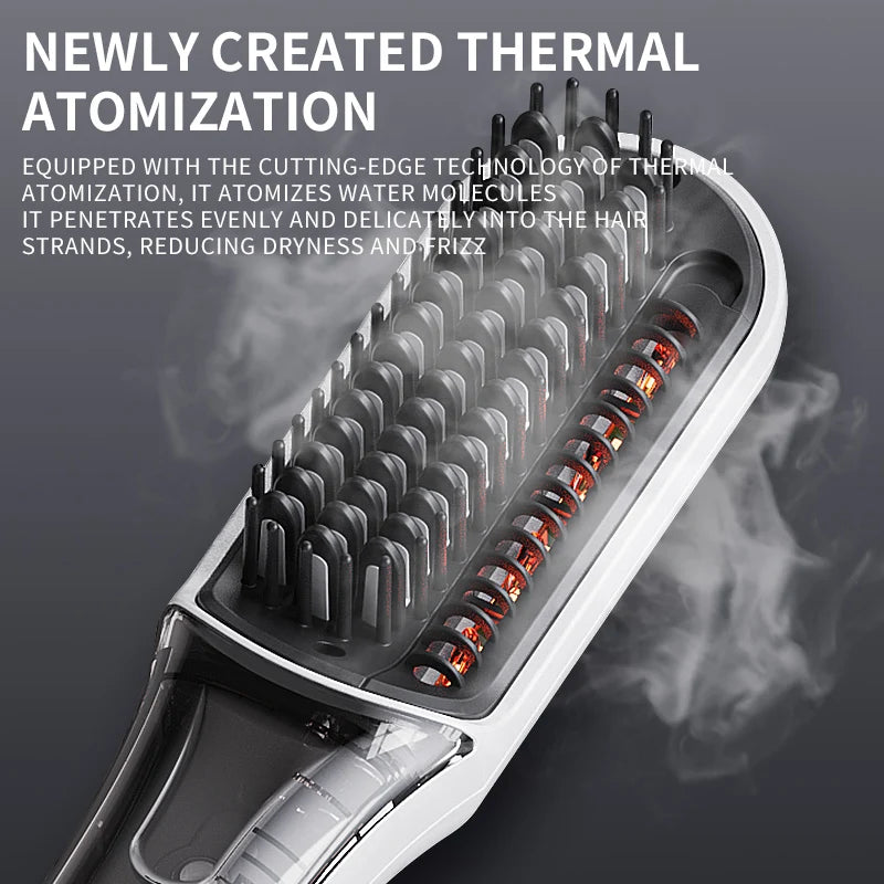 Peigne lisseur vapeur Xi Z21, 4 températures 140-200°C, céramique, 110/220 V, cordon 360°