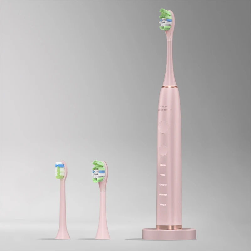 New Home Brosse à Dents Électrique LED | 48K Vibrations, Blanchiment Dentaire et Longue Autonomie USB