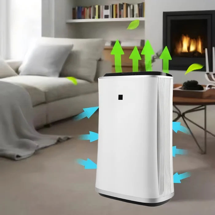 Purificateur d'air électrostatique commercial électrique, purificateur d'air intelligent pour la maison, filtre IFD lavable ESP, générateur d'anions, taux de particules fines (PM) élevé, CADR