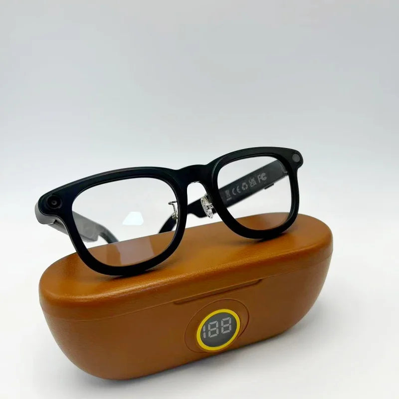 Lunettes IA X01 Ultra – Caméra 8MP, WiFi, ChatGPT & Appel BT | IPX6