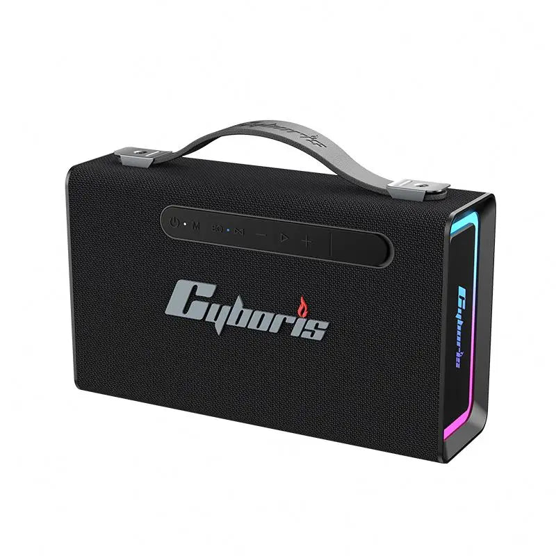 Enceinte Cyboris T15 MagicBox – 2.1 Ch, Bluetooth 5.3, RGB, Caisson de basses & prévision